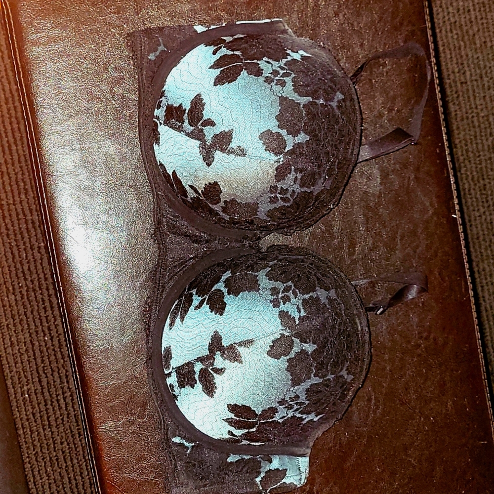 Beautiful teal and black torrid bra 38DDD
